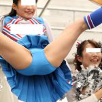 地方スポーツイベントでの超有名Dチア②　～大開脚の青ア〇は絶景　清楚な美魔女たちの可憐な舞い～