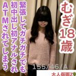 【素人初撮り】むぎ(18) 155cm46kgAcupのかわいいちっぱい。最初は緊張していましたがくすぐったり中出ししたりアナル貫通したりしたら徐々にイキ初めて、最後は連続イキしいていまし