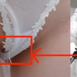 ドスケベコスプレイベント 超ハイレグ白花嫁剣士の股間はゆるゆる