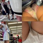 女子逆さ盗撮風 2